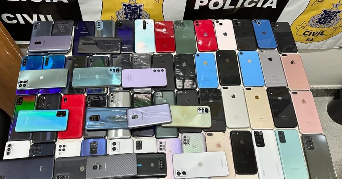Comerciante é preso por receptação em Mairi com mais de 300 celulares sem nota fiscal
