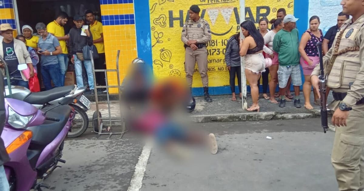 Homem e mulher são atingidos por tiros em feira livre no Recôncavo baiano
