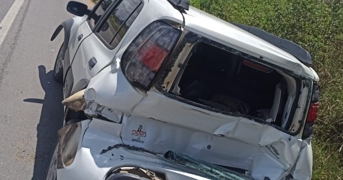 Gel da Saúde: Vereador de Elísio Medrado se envolve em acidente na BR-101