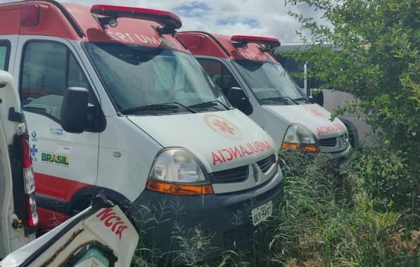 Ambulâncias do Samu seguem paradas há 11 anos em cidade baiana