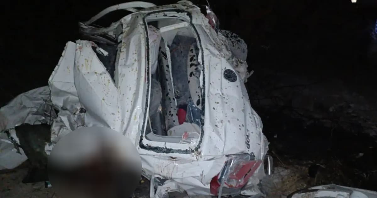 Colisão entre carreta e carro mata 5 pessoas da mesma família no interior da Bahia