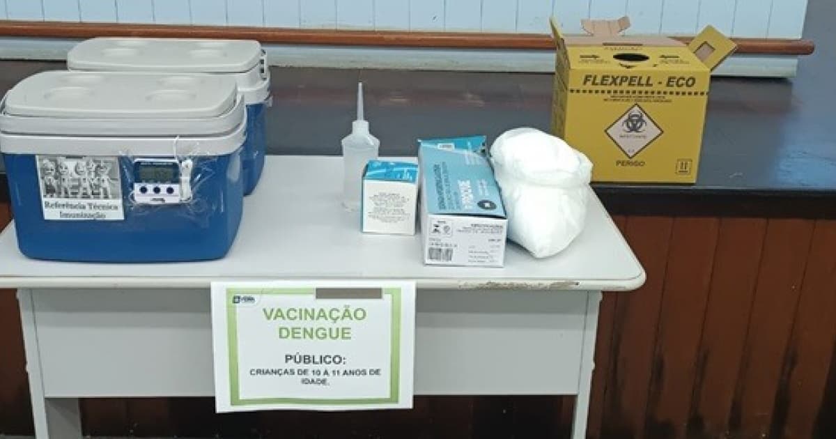 Vacinação contra dengue tem início em Feira de Santana