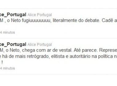 Durante audiência com ministro do Esporte, Alice Portugal ataca ACM Neto