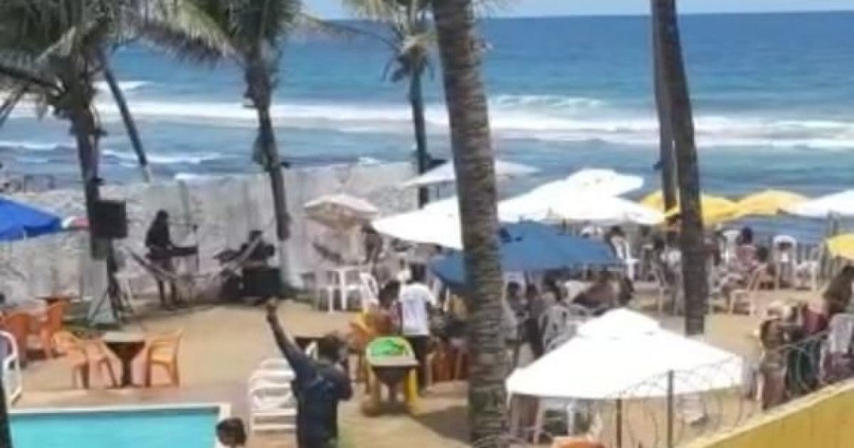 Lauro de Freitas: Leitor acusa prefeitura de liberar barraca de praia em área residencial