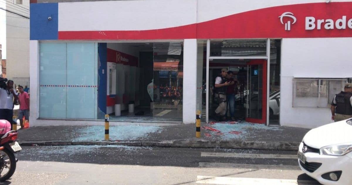 Assaltante é baleado após tentativa de assalto a carro-forte em Salvador