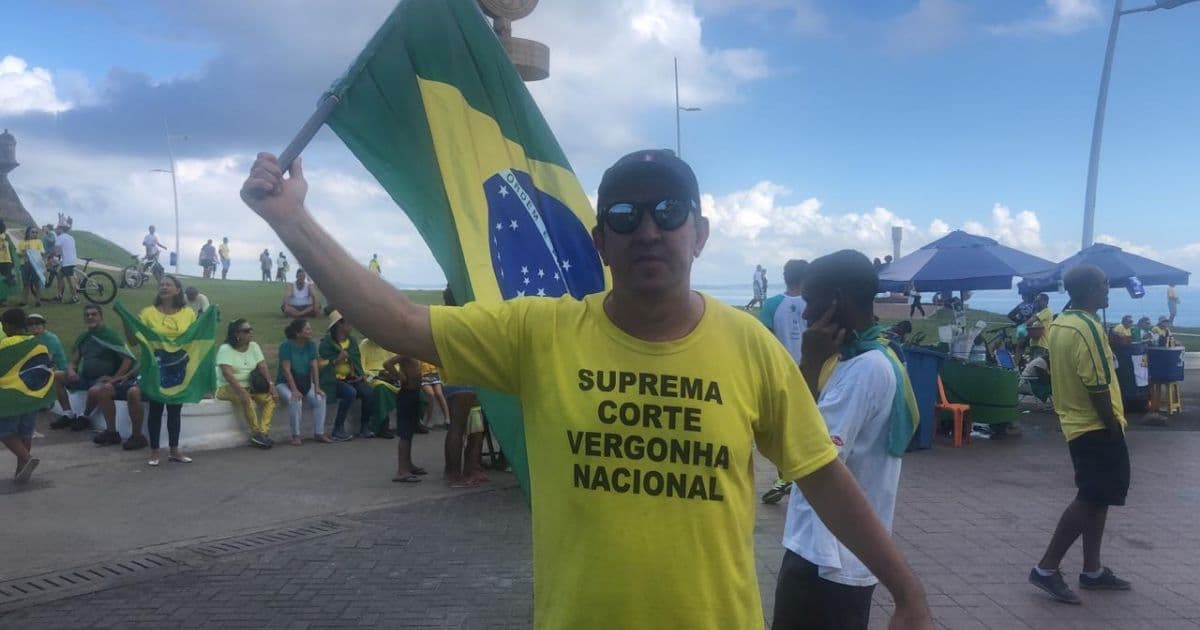 Pauta variada leva soteropolitanos ao ato pró-Bolsonaro na Barra
