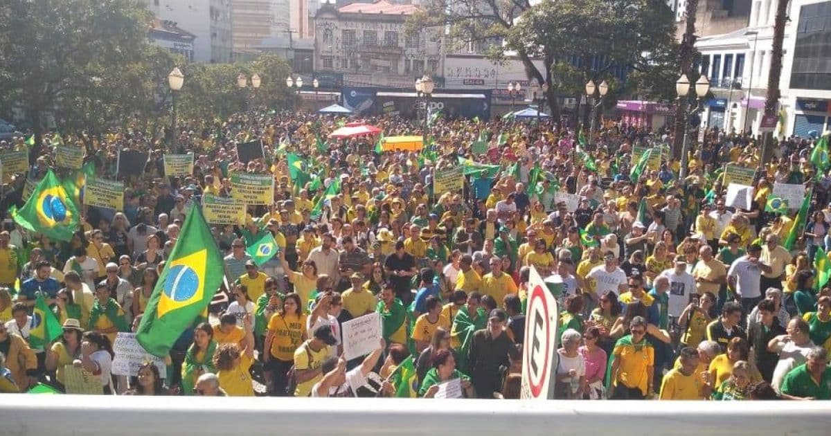 Grupos pró-Bolsonaro fazem manifestações por todo o país neste domingo