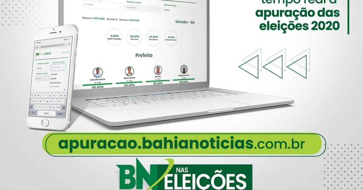 Acompanhe em tempo real a apuração das eleições 2020 no Bahia Notícias