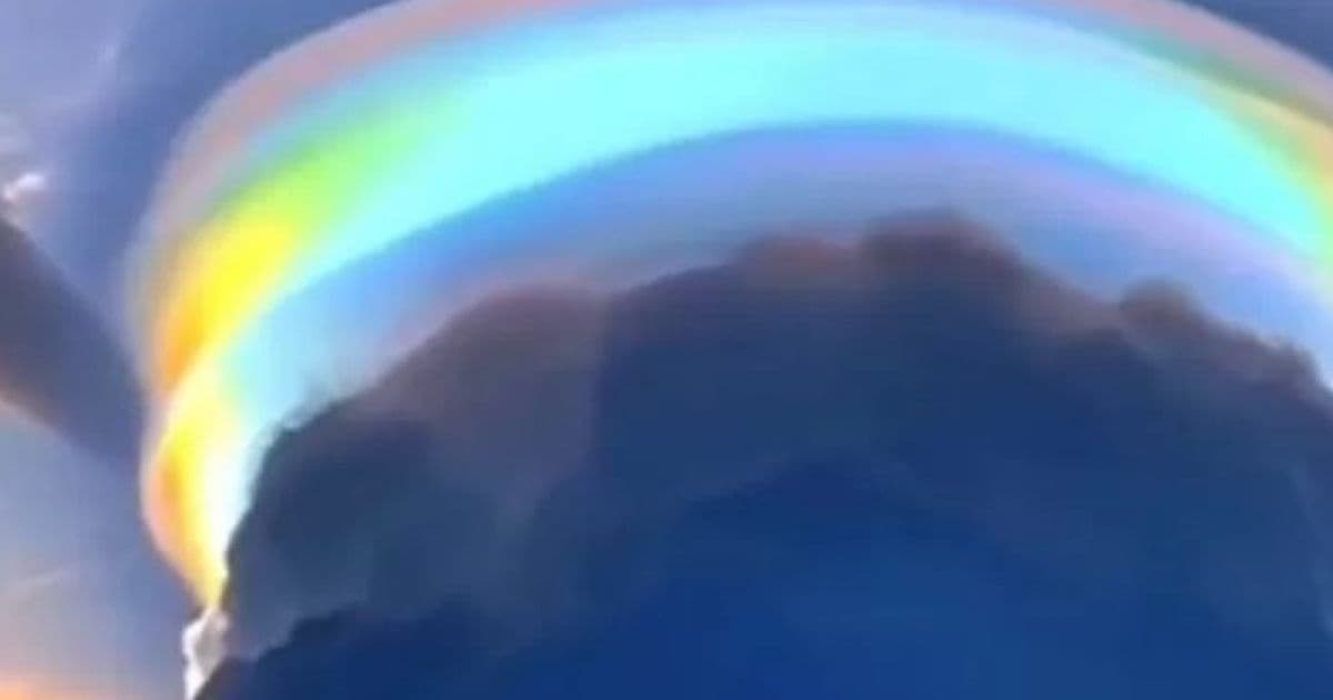 VÍDEO: 'Nuvem de arco-íris' aparece em cidade chinesa e imagens viralizam nas redes