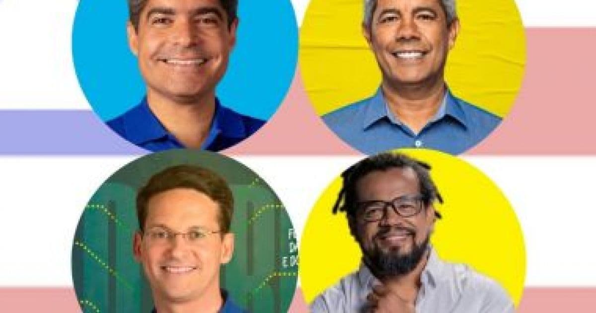 Acompanhe a agenda dos candidatos a governador da Bahia nesta segunda-feira