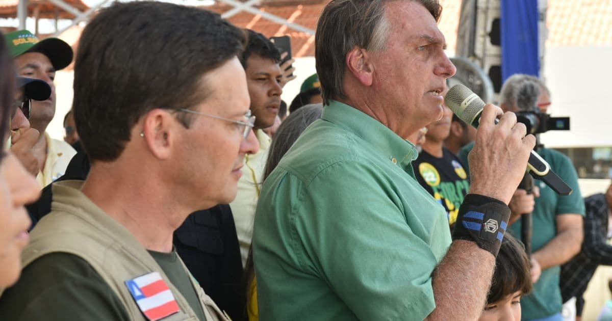 VÍDEO: Bolsonaro provoca Rui Costa e ACM Neto durante passagem pela Bahia