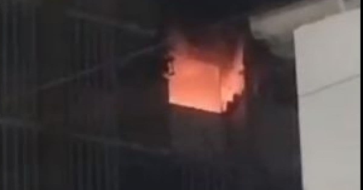 Incêndio atinge Hospital Salvador, no bairro da Federação