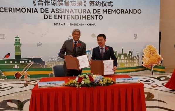 Jerônimo assina novo acordo para ampliar parceria tecnológica com empresa chinesa 
