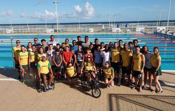 Arena Aquática Salvador recebe equipe de natação do Comitê Paralímpico Brasileiro para Training Camp