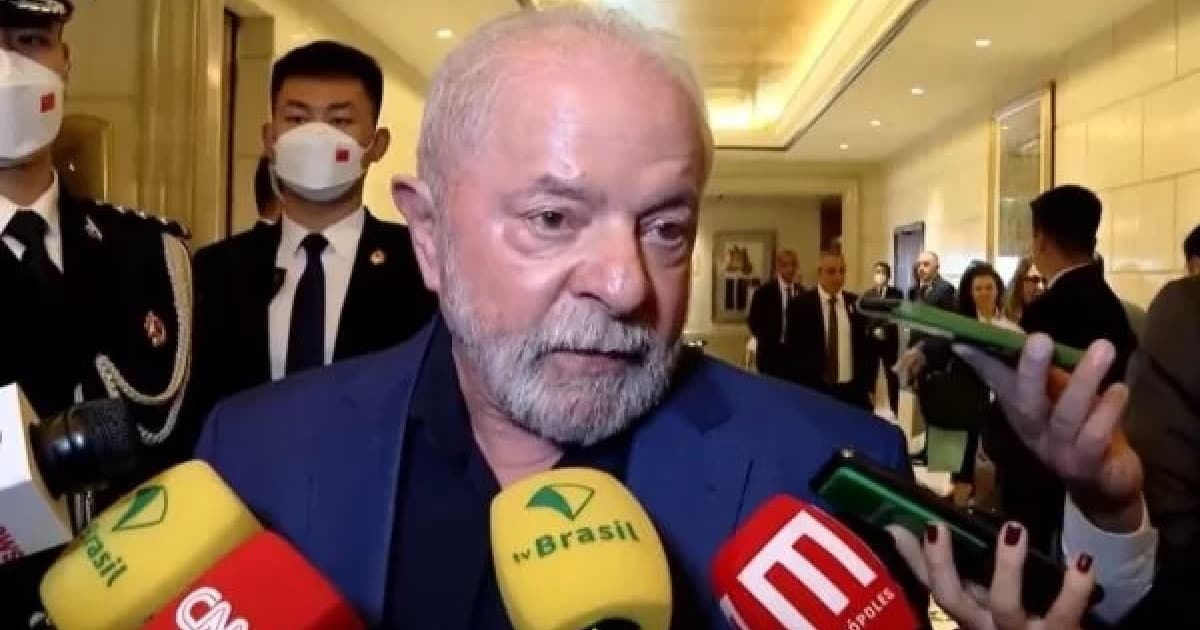 Entrevista de Lula na China
