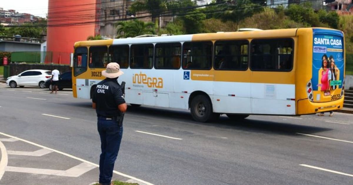 Ações policiais alcançam redução de 22% no índice de roubos em coletivos na Bahia