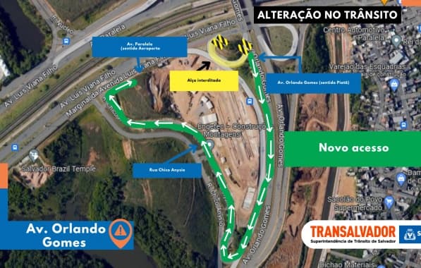 Transalvador abre via para facilitar ligação entre as avenidas Orlando Gomes e Paralela 