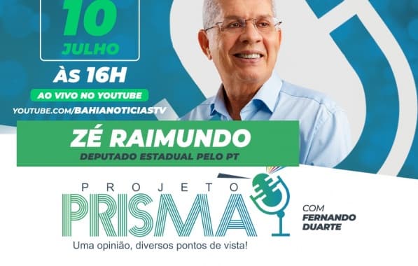 Projeto Prisma entrevista Zé Raimundo, deputado e presidente interino da Assembleia Legislativa da Bahia