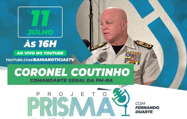 Coronel Paulo Coutinho é o entrevistado do Projeto Prisma em edição especial nesta terça-feira