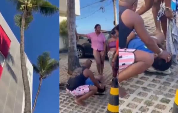 VÍDEO: Homem morre após cair de coqueiro na orla de Salvador