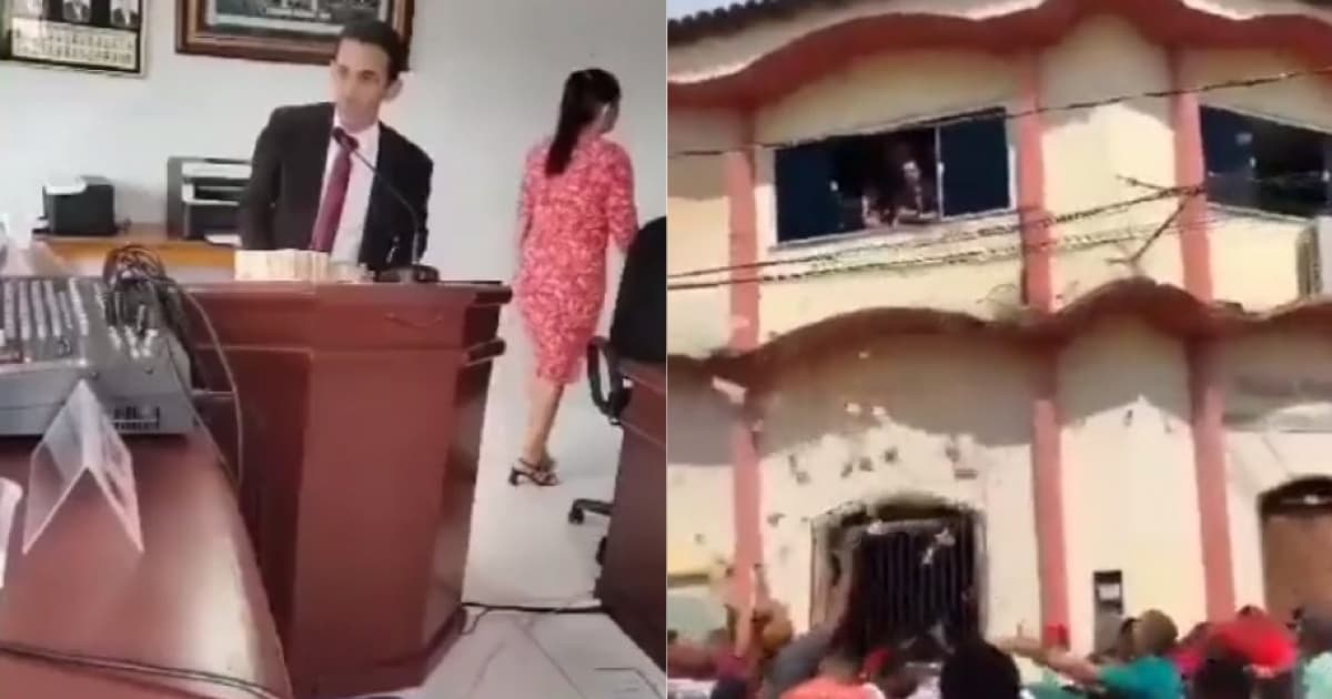 VÍDEO: Vereador joga R$ 250 mil pela janela da Câmara e diz que recebeu do prefeito para renunciar 