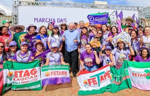 Lula faz novo aceno e apresenta programa para produtoras rurais na Marcha das Margaridas