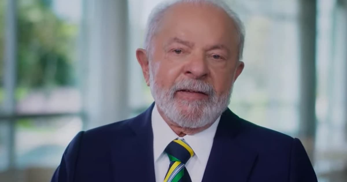 Lula em pronunciamento na TV