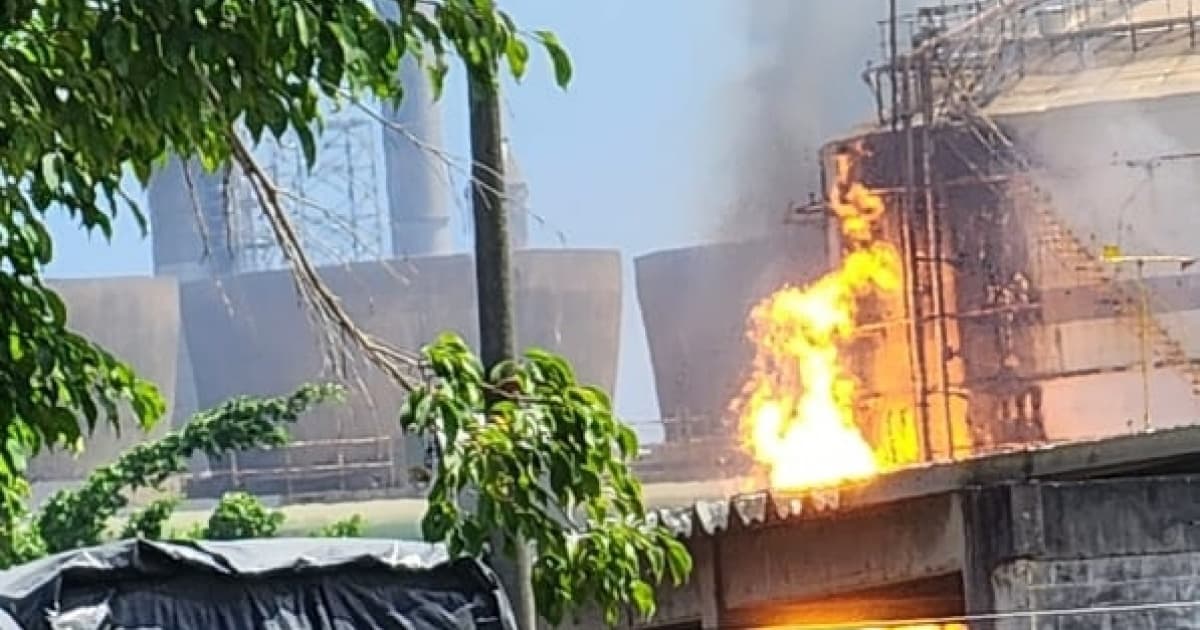 VÍDEO: vazamento de gás no Polo de Camaçari deixa operador da Braskem ferido com queimaduras