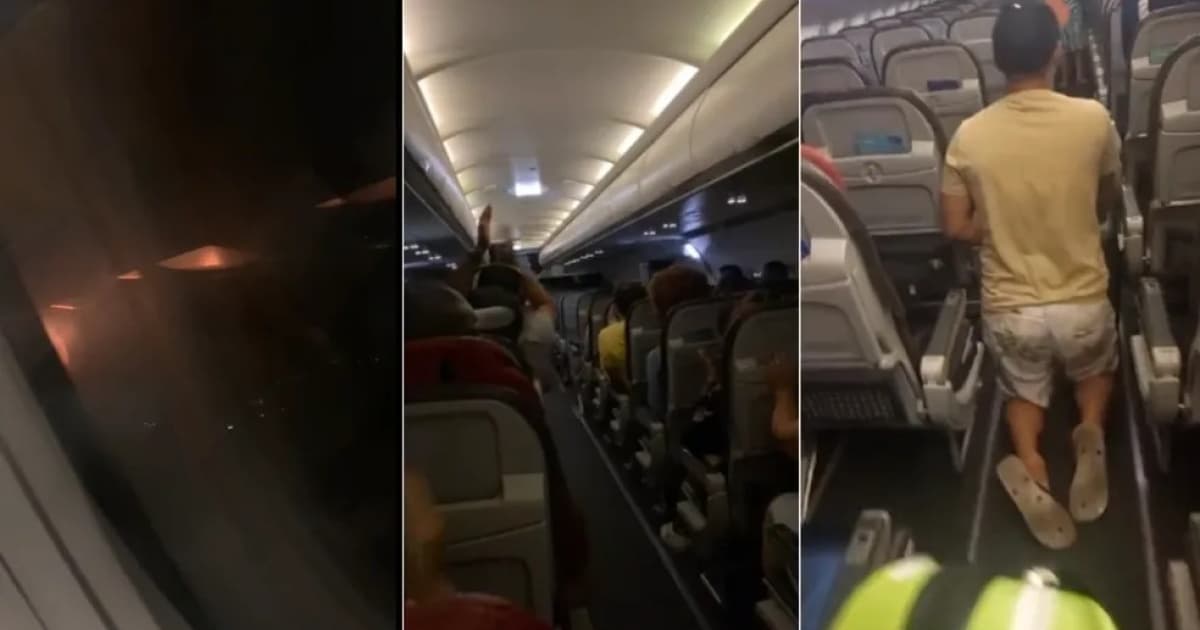 VÍDEO: Avião faz pouso de emergência na BA e passageiro sai ajoelhado para pagar promessa