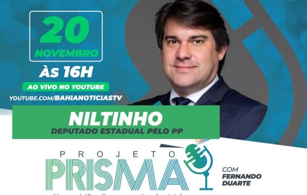 Projeto Prisma entrevista deputado estadual Niltinho nesta segunda-feira
