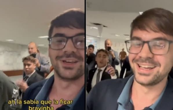 VÍDEO: Nikolas Ferreira bate boca com influenciador após ser chamado de "Nikole chupeta"