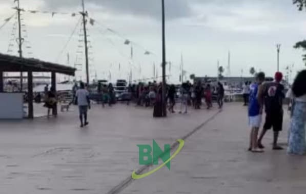 VÍDEO: Visitantes registram tiroteio em frente ao Mercado Modelo