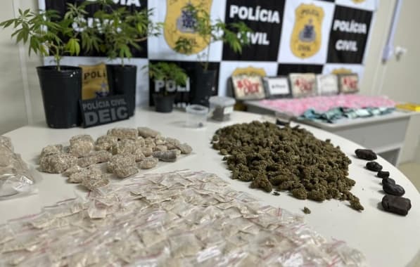 Polícia prende homem com R$ 1 milhão em drogas que seriam vendidas no Carnaval de Salvador