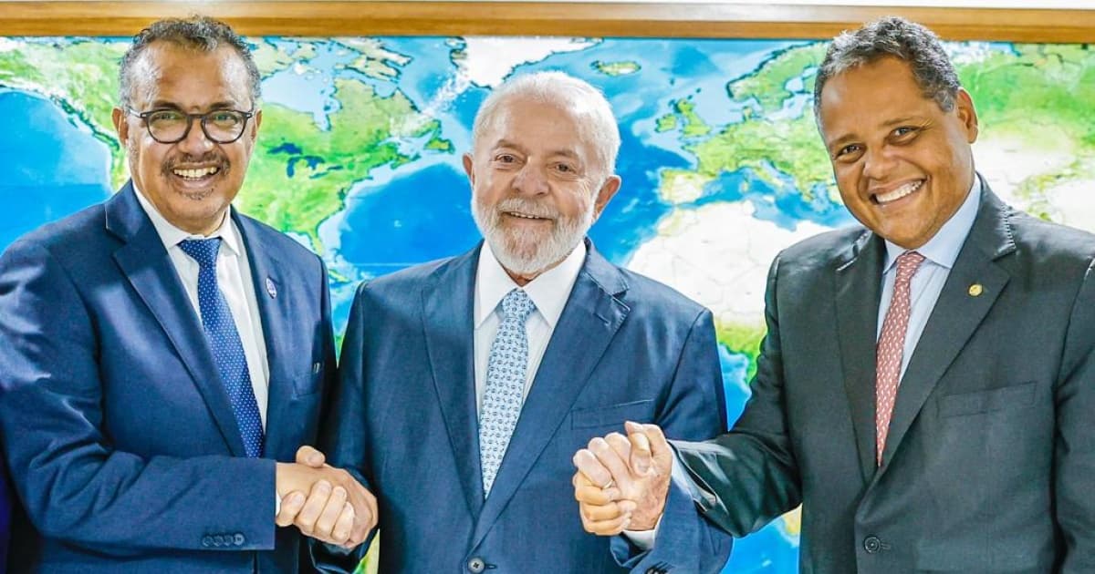Antonio Brito participa de reunião entre Lula e diretor da OMS para discutir situação da saúde do Brasil