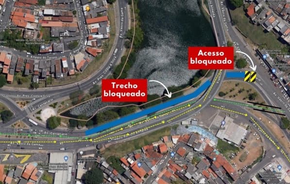 Obras do BRT interditam trecho da Avenida Centenário e Dique do Tororó no domingo (25)