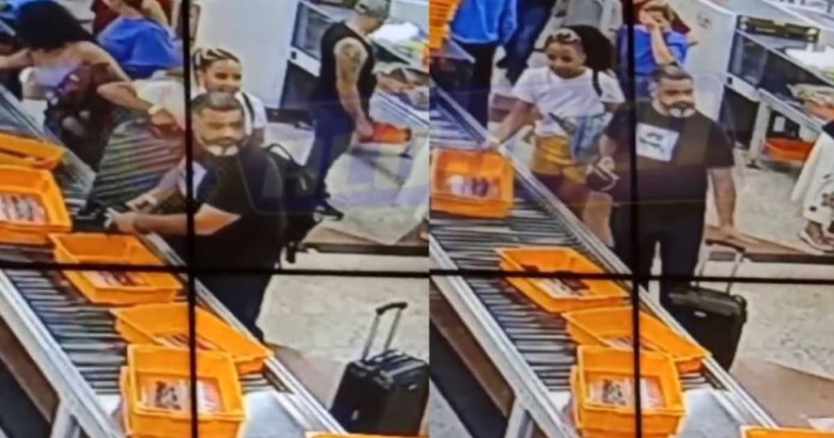 VÍDEO: Casal é flagrado furtando celulares e relógio no Aeroporto de Salvador