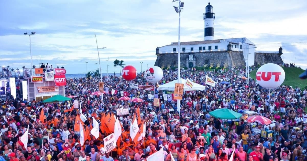 PT Bahia convoca trabalhadores para ato no Farol da Barra no 1º de maio