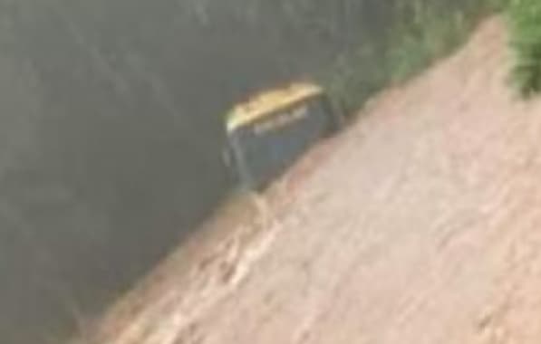 Motorista de ônibus salva 12 crianças durante enchente em Santa Catarina