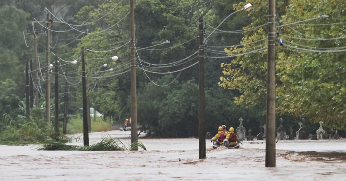 Sobe para 75 o número de mortos devido às chuvas no Rio Grande do Sul