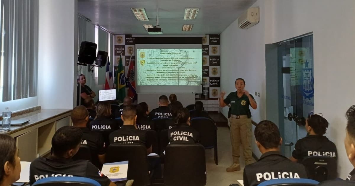 Policiais civis passam por capacitação para integrar Coordenação de Conflitos Fundiários