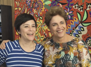 Fernanda Takai se reúne com Dilma para manifestar apoio; veja vídeo