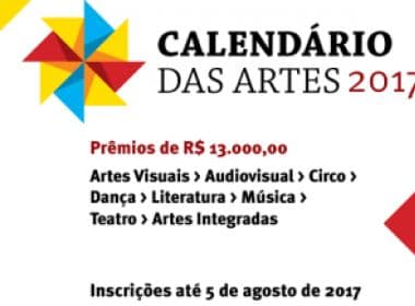 Calendário das Artes abre inscrições para 1ª Chamada; confira