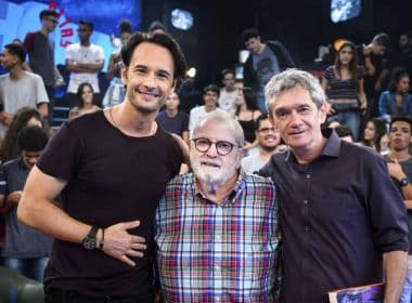 Jô Soares se emociona com homenagem de Rodrigo Santoro no Altas Horas
