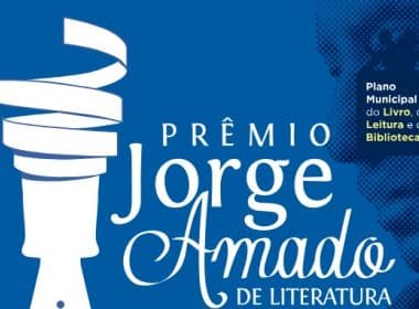 Inscrições para o Prêmio Jorge Amado de Literatura começam nesta segunda-feira