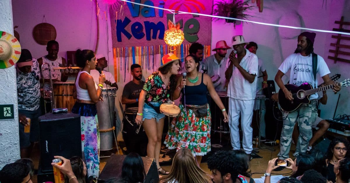 Grupo Vai Kem Ké resgata tradições da Bahia com roda de samba neste domingo