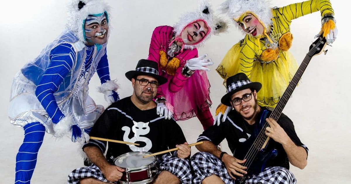 Banda Gatos Multicores faz baile pré-carnaval para crianças em Juazeiro