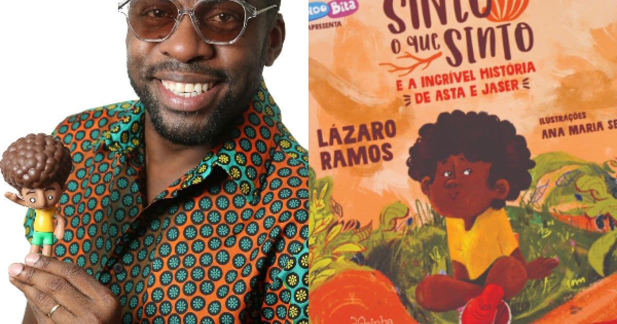 Lázaro Ramos lança livro infantil na Caixa Cultural Salvador 