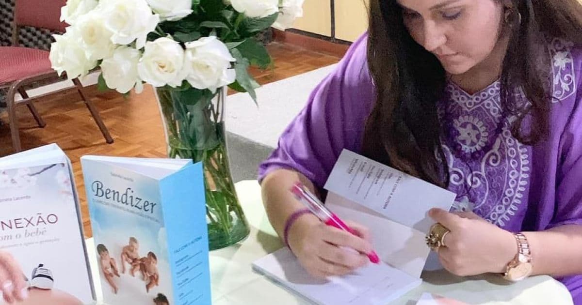 Escritora baiana, Gabriela Lacerda lança livro e faz palestra sobre maternidade em Salvador