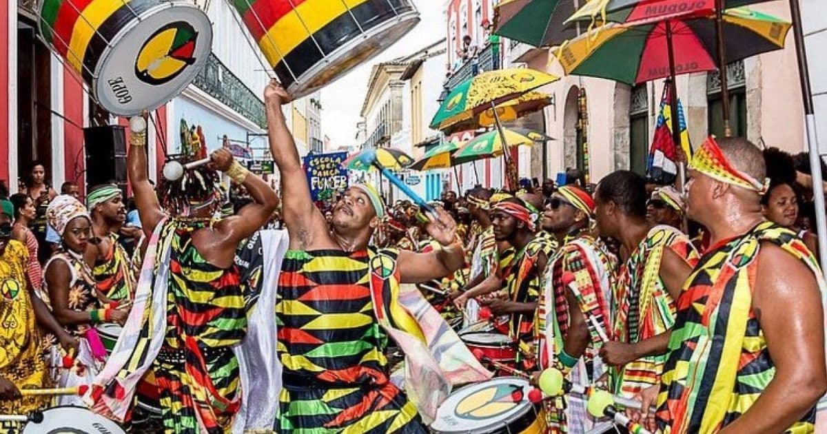 Olodum vence recurso e recebe apoio de R$ 292 mil da Secult para desfilar no Carnaval