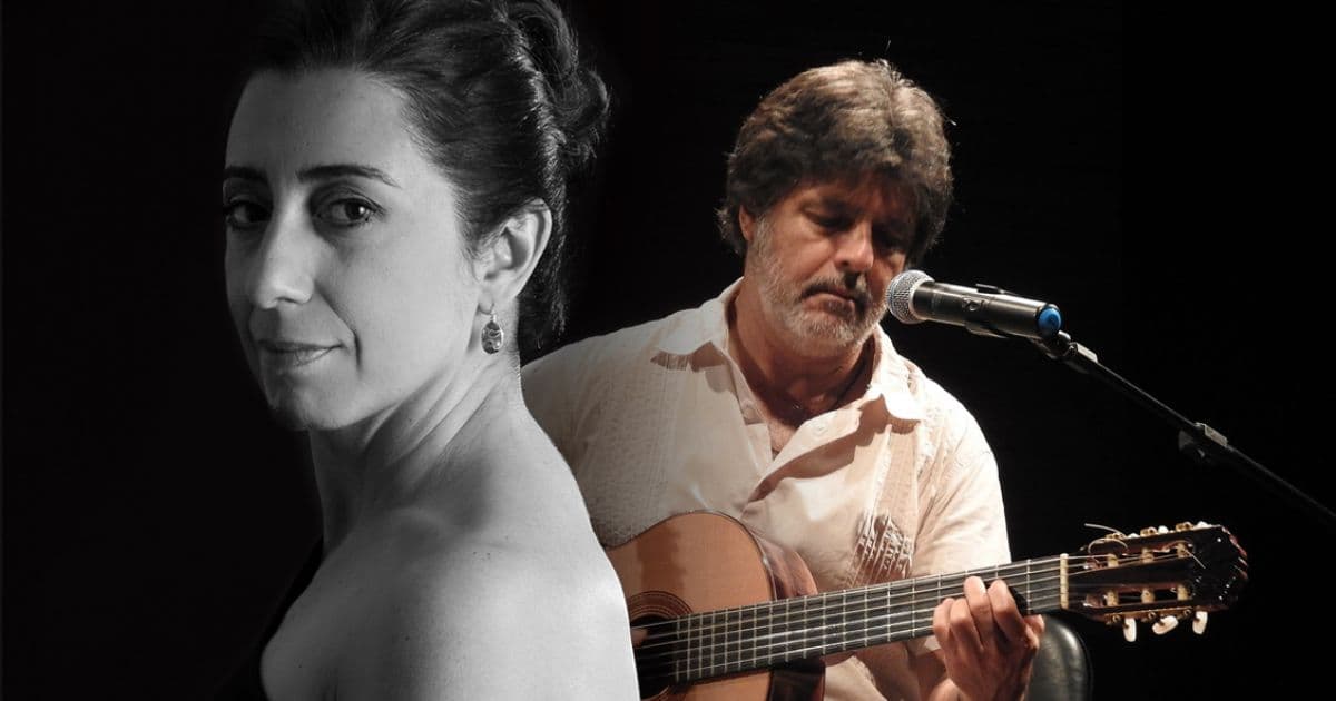 Jussara Silveira e Luiz Brasil fazem show 'Gangorra de Dois' na Sala do Coro